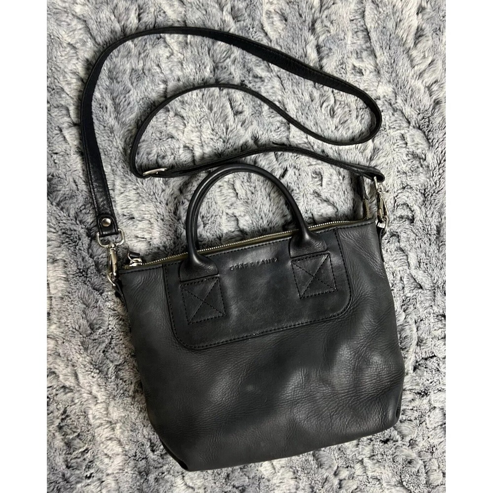 Gräf & Lantz Ultra Soft Black Leather Crossbody Bag‎ / Graf Lantz